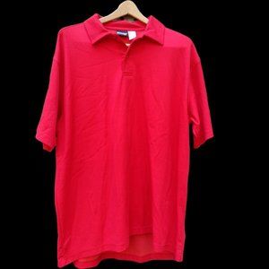 Blauer Polo Shirt Men's XL Red Short Sleeve Uniform Pen Pocket on Sleeve